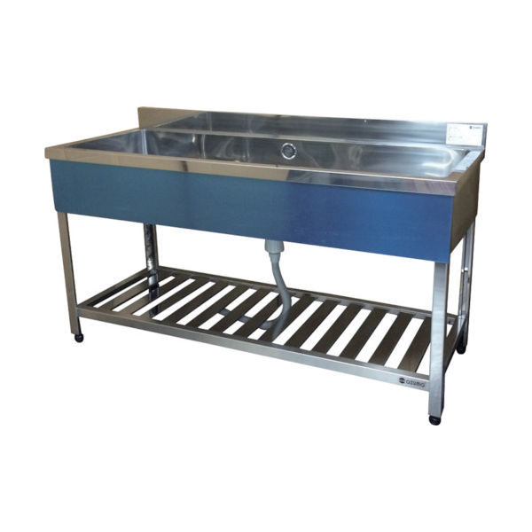 東製作所 アズマ 一槽シンク(ホース付) 1500×600×800 HP1-1500 1台 452-5418（直送品）