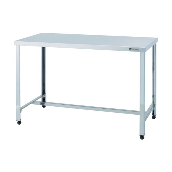 東製作所 アズマ ステンレス作業台 H型枠タイプ アジャスター付き 900×600×800 HTHW-900 1台 452-5451（直送品）