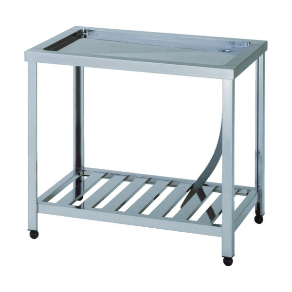 東製作所 アズマ 水切台ホース付スノコ板付 1200×600×800 HTM-1200 1台 455-2211（直送品）