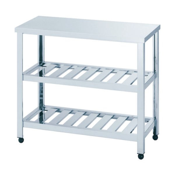 東製作所 アズマ 作業台二段スノコ板付 1800×600×800 HT2S-1800 1台 455-2121（直送品）