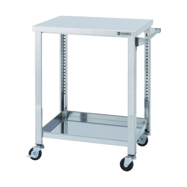 東製作所 アズマ ステンレスワゴンWGシリーズ 750×600×800 2段 WG2-750H 1台 455-3012（直送品）
