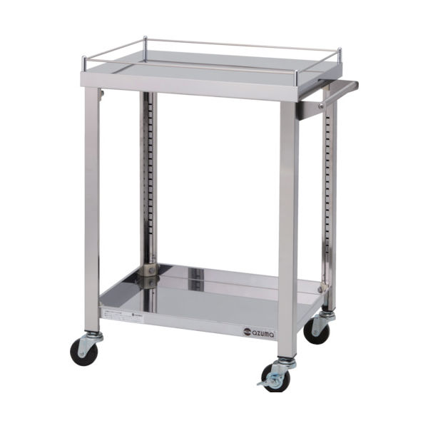 東製作所 アズマ 4方コボレ止め付きワゴン 2段 4GWG2-900K 1台 828-3318（直送品）