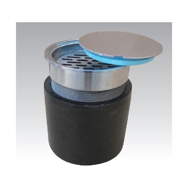 アウス 非防水用床排水トラップ掃除口（内部目皿付） D-5A-3CO（直送品