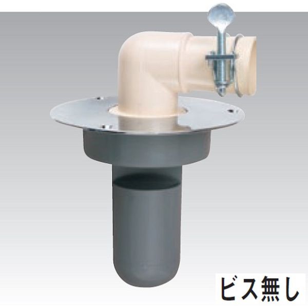 アウス スーパートラップ付洗濯機用床排水金具（VP・VU75兼用） D-STCB3-PU・ビスなし（直送品）