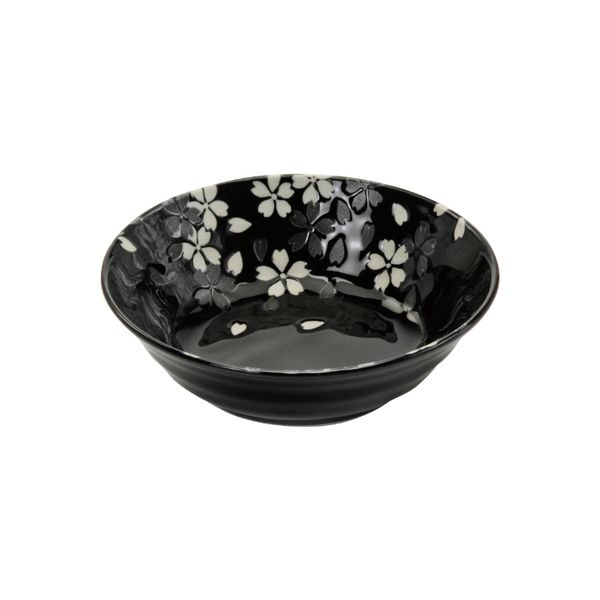 ブルーム 美濃焼 花よしの小鉢/黒/13×4cm/日本 16416 1セット