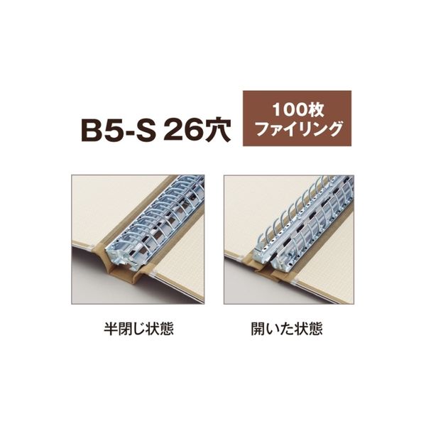 プラス MPバインダー B5S 10冊 NO.150（10）（直送品）