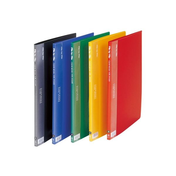 ビュートン クリヤーブック60P A4S レッド BCB-A4-60R（直送品）