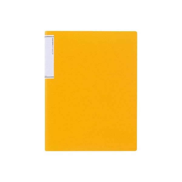 リヒトラブ クリヤーブック 橙 10冊 N-7110-4-10 1セット（直送品）