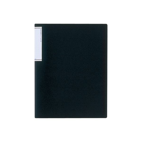 リヒトラブ クリヤーブック 黒 10冊 N-7111-24-10 1セット（直送品）