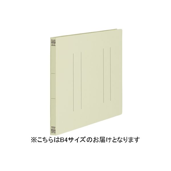 プラス フラットファイル縦罫B4E IV 10冊 No.012NT（直送品）