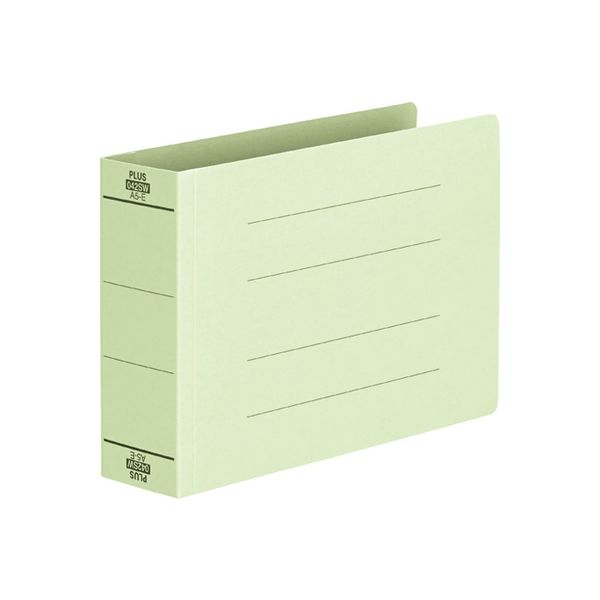 プラス フラットファイル厚とじNo.042SWグリン10冊 NO.042SW10GR（直送品）