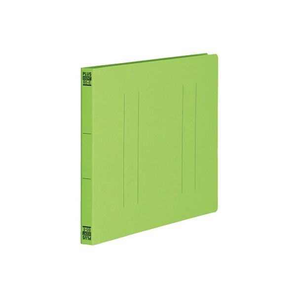 プラス フラットファイル縦罫B5E LGR 10冊 No.032NT（直送品）