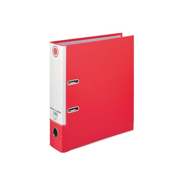 ハピラ アーチファイル A4S 80mm 赤 10冊 SGLAF8RD（10）（直送品）