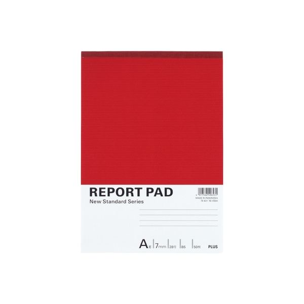 プラス レポートパッド B5 A罫10冊 RE-050A（10）（直送品）