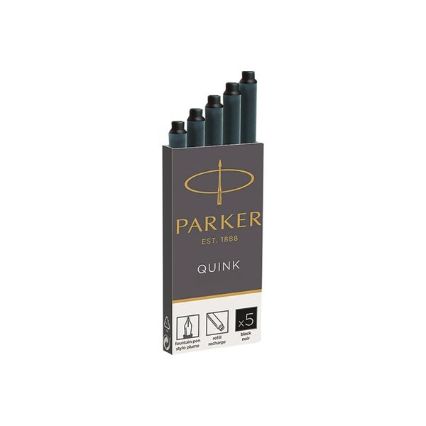 パーカー PARKER CTインク ブラック5本 19 50382（直送品） - アスクル