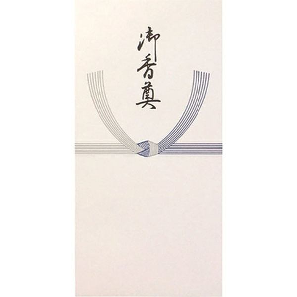 長門屋商店 のし袋 御香典万円ワンタッチ 10枚 フ-153（直送品）