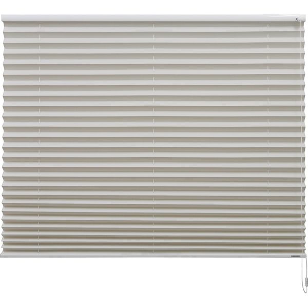 ニチベイ ポポラ2 プリーツスクリーン 幅1420×高さ1500mm クールグレイ PPMC-O 1枚（直送品） 13,993円