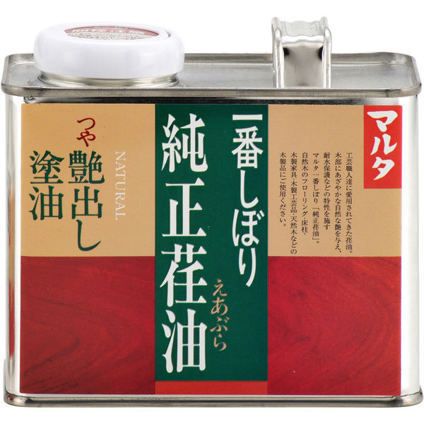 【天然塗油・自然塗料】太田油脂 純正荏油 1箱（500g×10個入）（直送品）