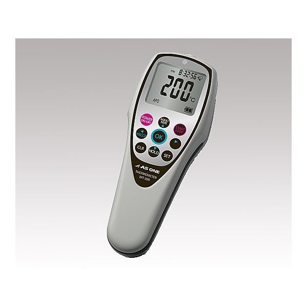 アズワン 防水デジタル温度計 HACCPアラート機能付 JCSS校正証明書付 WT-200 1台 2-3799-02-24（直送品）