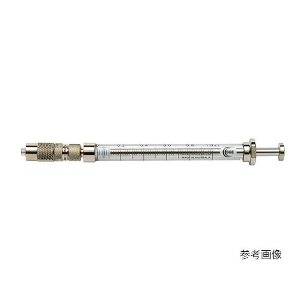 トレイジャンサイエンティフィックジャパン ガスタイトシリンジ(バルブ付) 1mL 008160 ルアーロック針用バルブ付 1MR-VLL-GT 1本（直送品）