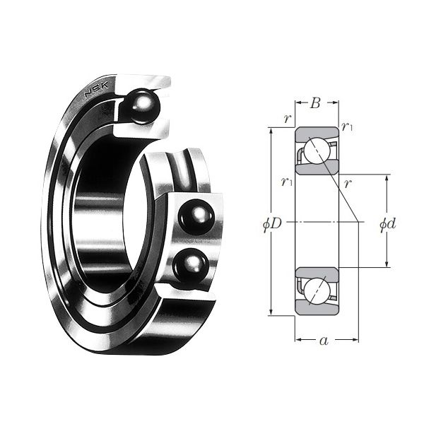 日本精工 アンギュラ 7008CTYNSULP4 1個 62-4956-74（直送品）