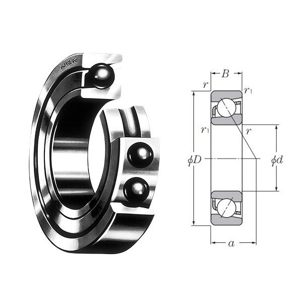 日本精工 アンギュラ 7003CTYNP5 1個 62-4955-79（直送品）