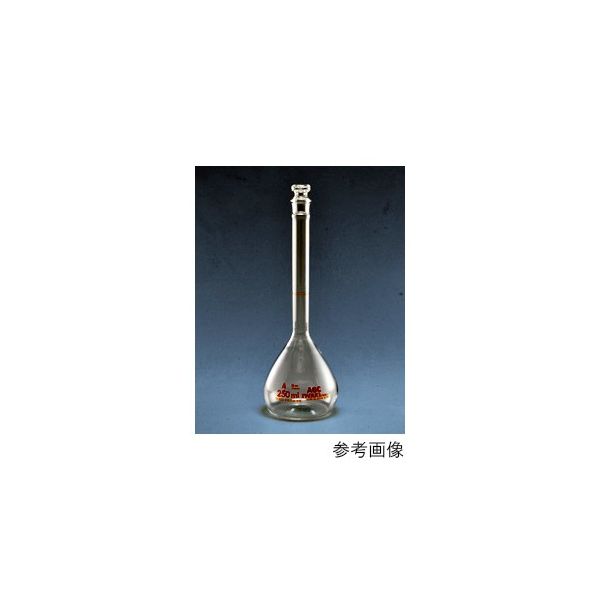AGCテクノグラス メスフラスコ(透明摺合せ栓付) 200mL 1個 5640FK200C 62-9231-33（直送品）