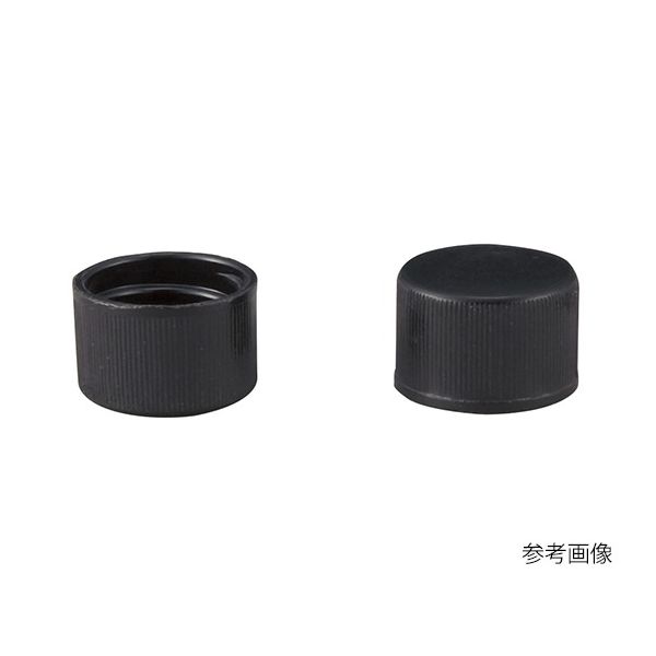 日電理化硝子 キャップ（フェノール） ねじ口瓶S-3・5/SV-5・8用 黒 50個入 308026 1袋（50個） 62-9978-37（直送品）