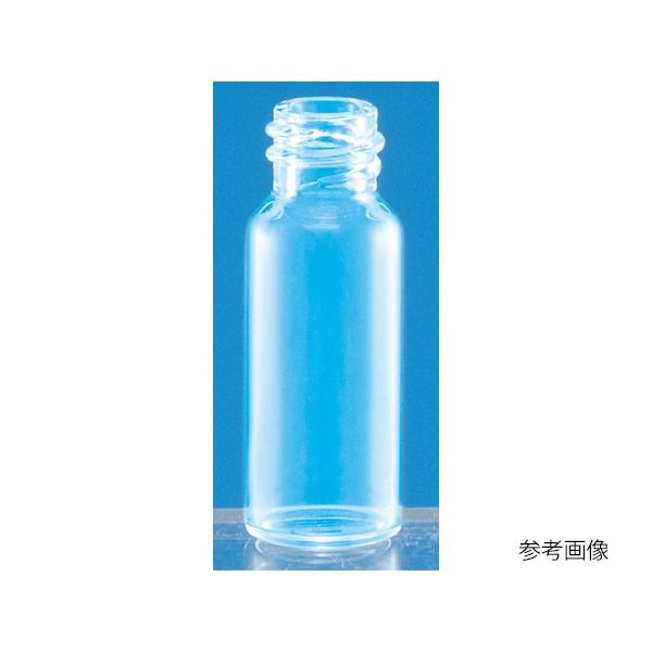 日電理化硝子 ねじ口瓶(瓶のみ) 無色 0.6mL 96本入 Sー06 201005 1箱(96個) 62-9970-52（直送品）