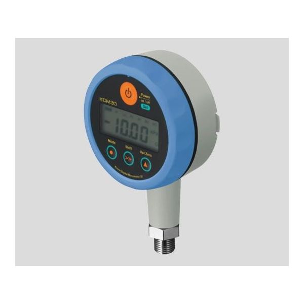 クローネ 高精度デジタル圧力計 ブルー KDM30-70MPaG-A-BL 1個 62-9919-02（直送品）