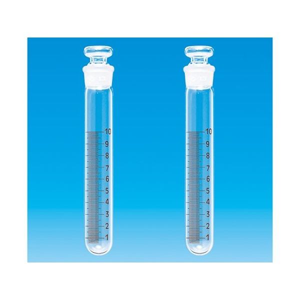 日電理化硝子 共通共栓試験管 標準型 目盛付 10mL 10本入 MKRー16.5 113027 1箱(10本) 62-9986-72（直送品）