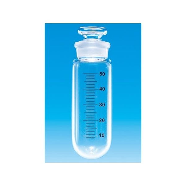 日電理化硝子 共通共栓試験管 目盛付 50mL 5本入 MKRー35 113029 1箱(5本) 62-9986-89（直送品）