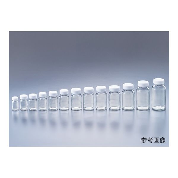 マルエム 軽量規格瓶(透明) No.9 100本入 0612-59 1ケース(100本) 63-0988-76（直送品）