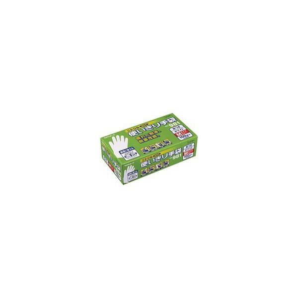 エステー ニトリル手袋 粉付 No981 M 12箱 75298 1セット(1200枚) 63-1664-31（直送品）