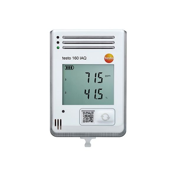 テストー testo 160 IAQ 温度、湿度、CO2、大気圧センサ内蔵 WiーFiデータロガー 0572 2014 1個 62-9227-64（直送品）