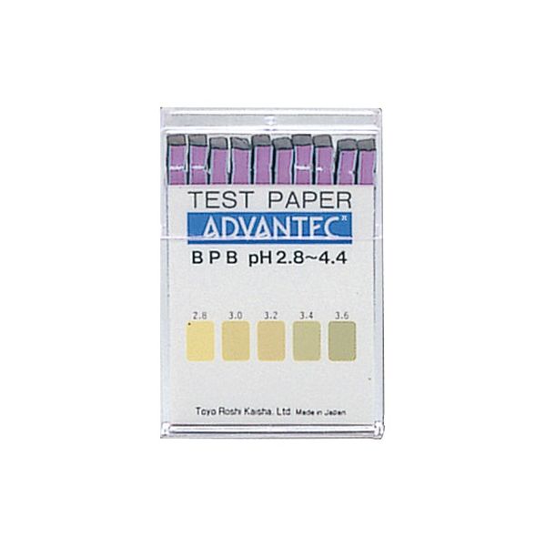 アドバンテック東洋 pH試験紙 ブックタイプ BPB 07010030 1箱(10個) 63-1236-56（直送品）