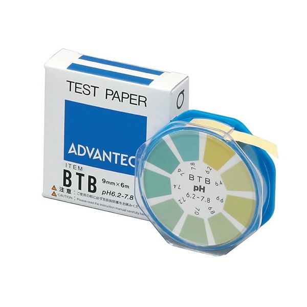 アドバンテック東洋 pH試験紙 ロールタイプ BTB 07011020 1巻 63-1236-70（直送品）