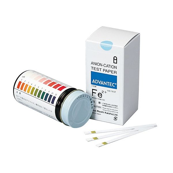 アドバンテック東洋 イオン試験紙 アイアンチェック 07030060 1箱(100枚) 63-1236-82（直送品）
