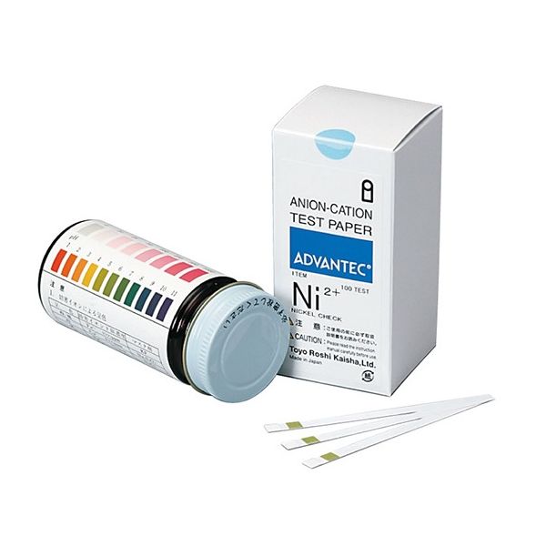 アドバンテック東洋 イオン試験紙 ニッケルチェック 07030070 1箱(100枚) 63-1236-83（直送品）