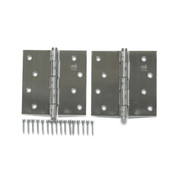 ハイロジック ステンレス義星蝶番 102mm 入数:2 PY619 1セット(2個) 61-7021-06（直送品）