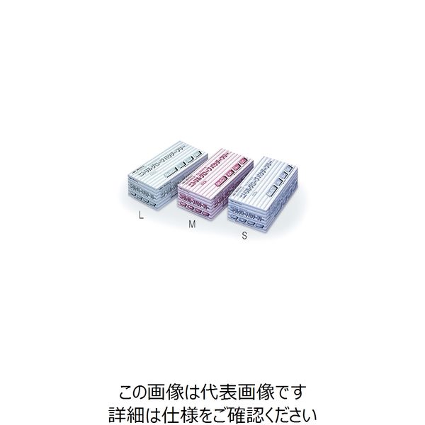 共和 ニトリルグローブ No.601 ブルー(粉なし) M 1ケース(100枚×20箱入) LH-601-M 1ケース(2000枚)（直送品）