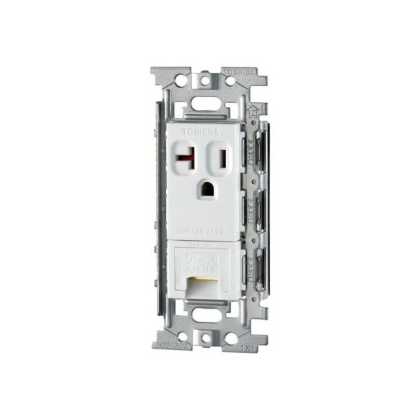 朝日電器 接地コンセント EW-1611HN 1個 62-8570-28（直送品）