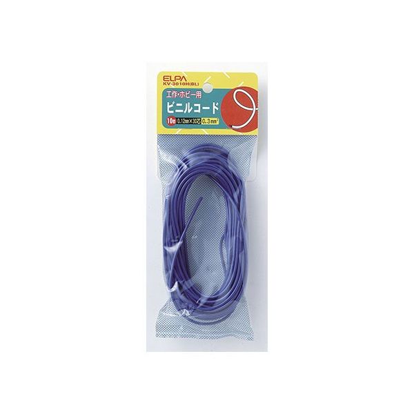 朝日電器 30芯コード ブルー KV-3010H(アオ) 1個 62-8579-36（直送品）