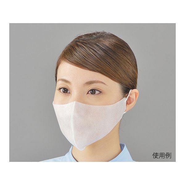 ホワイトマックス 立体マスク 毛髪落下対策ワイドサイズ 1PLY 頭掛けタイプ FM-709A 1ケース(3000枚) 62-9849-35（直送品）