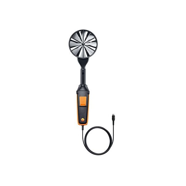 テストー testo440用 高感度100mmベーン式風速プローブ(有線ハンドル付) 0635 9372 1本 63-1202-41（直送品）