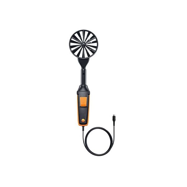 テストー testo440用 100mmベーン式風速プローブ(有線ハンドル付) 0635 9432 1本 63-1202-43（直送品）