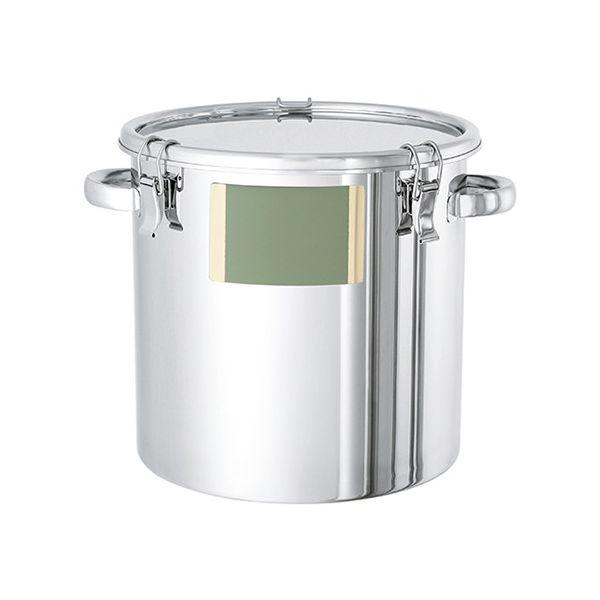 MONOVATE シール座付ステンレス密閉容器(クリップ式/PTFE) 15L CTH-LZ-PTFE-27 1個 63-1207-53（直送品）