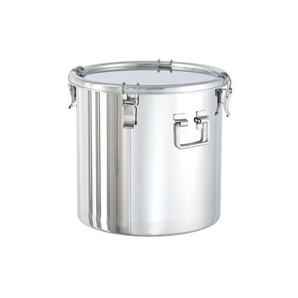 MONOVATE 折りたたみ取っ手付密閉容器(クリップ式/NBR) 50L CTHF-39H/PNA 1個 63-1208-11（直送品）