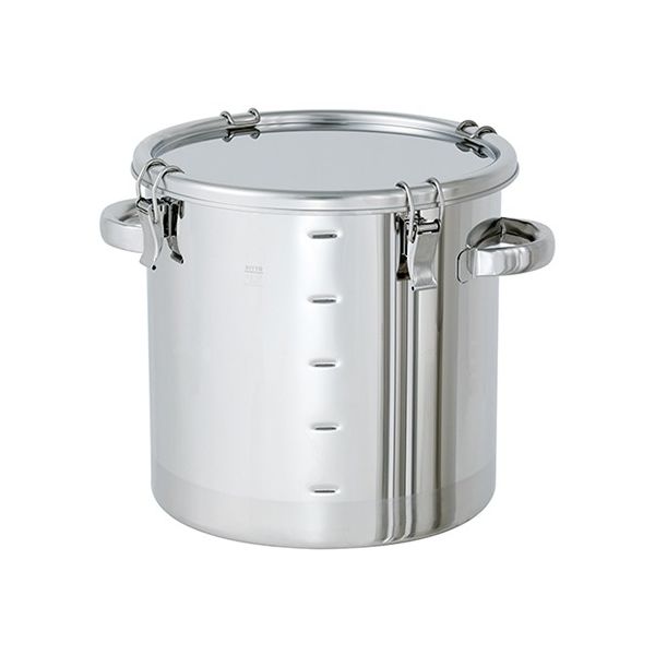 MONOVATE ステンレス密閉容器 目盛付(クリップ式/PTFE) 65L CTH-M-PTFE-43 1個 63-1207-78（直送品）