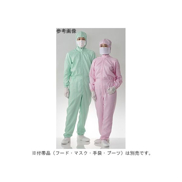東洋リントフリー 防塵ツナギ服 ピンク LL FC133C-04 1枚 63-1241-79（直送品）